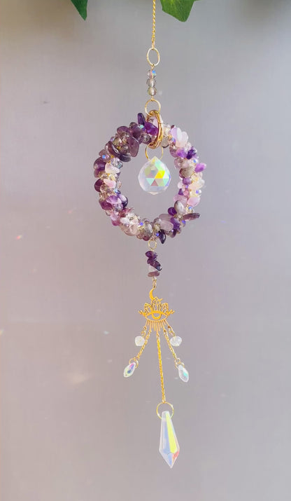 Amethyst’s Celestial Suncatcher